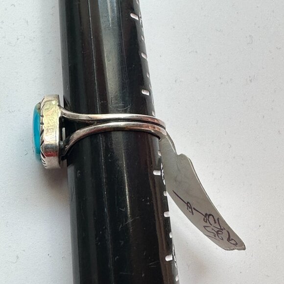 Turquoise Southwest Ring Size 7.5 New Old Stock - Picture 4 of 6